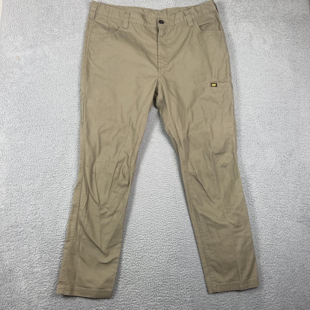 Caterpillar CAT Men's Beige 40x32 Stretch Work Utility‎ Pants